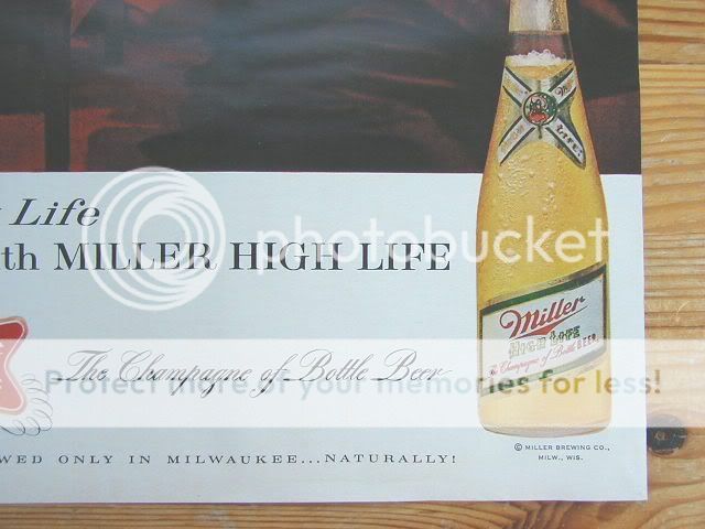 有关以下物品的详细资料: 1963 miller high life beer cocktail